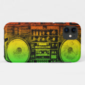 Ghetto-blaster Case-Mate iPhone Case (Achterkant (horizontaal))