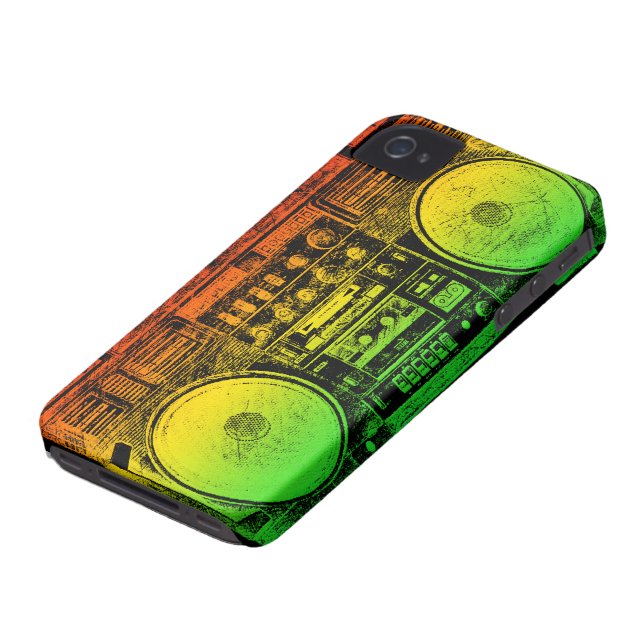 Ghetto-blaster Case-Mate iPhone Case (Onderkant)