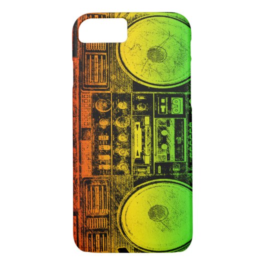 Ghetto-blaster Case-Mate iPhone Case (Achterkant)