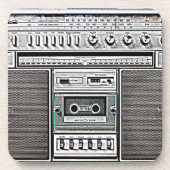GHETTO BLASTER DRANKJES ONDERZETTER (Voorkant)