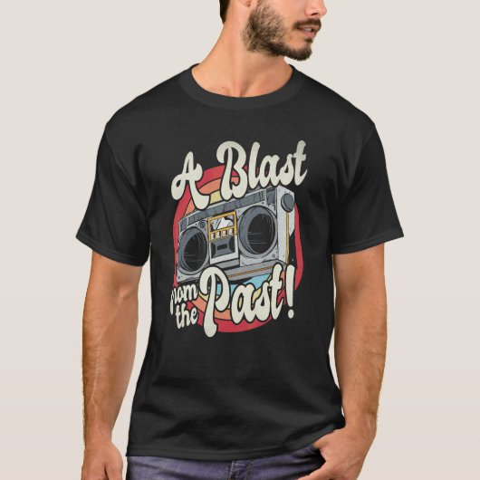 Ghetto Blaster Een Knal Uit Het Verleden T-shirt (Voorkant)