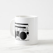 Ghetto Blaster Koffiemok (Voorkant links)