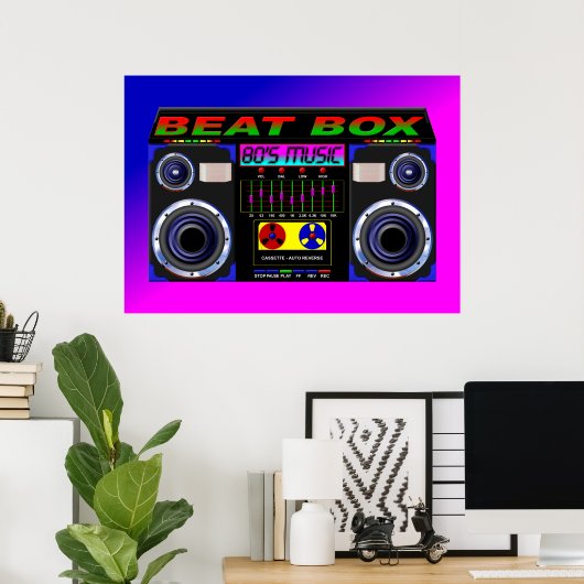 Ghetto Blaster Print 1 (Thuiskantoor)