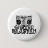 GHETTO BLASTER RONDE BUTTON 5,7 CM (Voorkant)