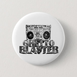 GHETTO BLASTER RONDE BUTTON 5,7 CM