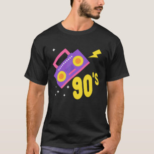 Ghetto Blaster terug naar 90's Party Hip Rap R&b T-shirt