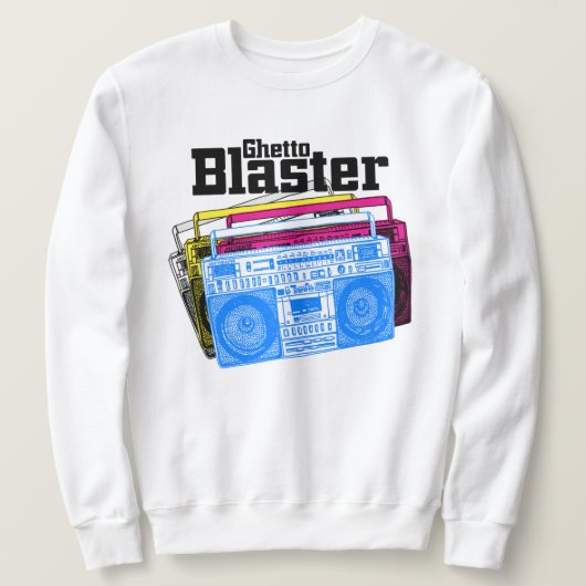 Ghetto Blaster Trui (Design voorkant)