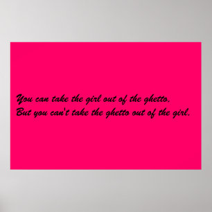 Ghetto Girl Poster