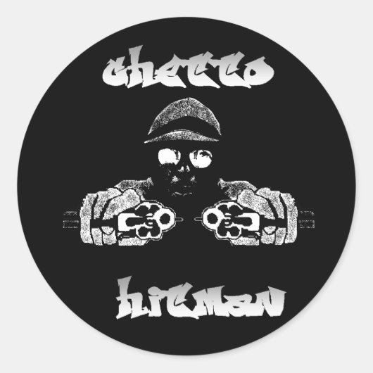 Ghetto Hitman Sticker (Voorkant)