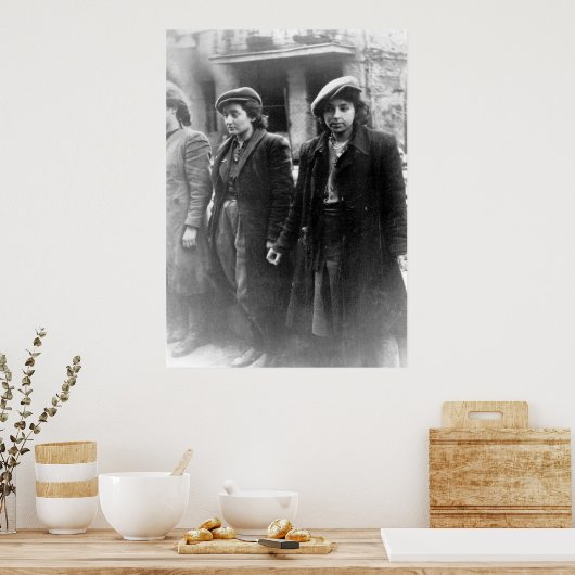 Ghetto-opstand in Warschau Poster (Keuken)