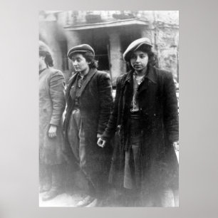 Ghetto-opstand in Warschau Poster