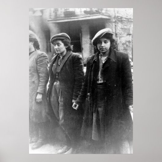 Ghetto-opstand in Warschau Poster (Voorkant)