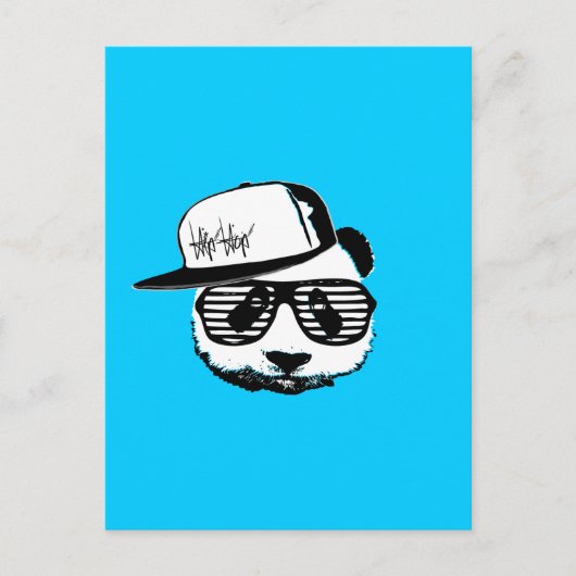 Ghetto panda briefkaart (Voorkant)