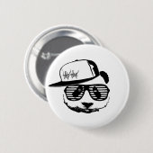 Ghetto panda ronde button 5,7 cm (Voorkant /achterkant)