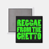 Ghetto Reggae Magnet (Voorkant / Achterkant)