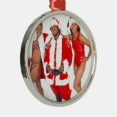 Ghetto Santa en zijn Elves uit het Hood Metalen Ornament (Rechts)