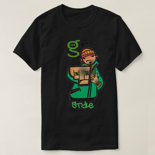 Ghetto Style T-Shirt (Design voorkant)