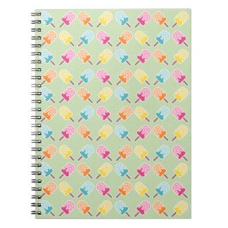Ghiacciolo notebook - Colorful Popsicle Pattern Notitieboek