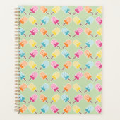 Ghiacciolo notebook - Colorful Popsicle Pattern Planner (Voorkant)