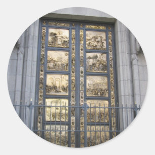 Ghiberti Doors Ronde Sticker
