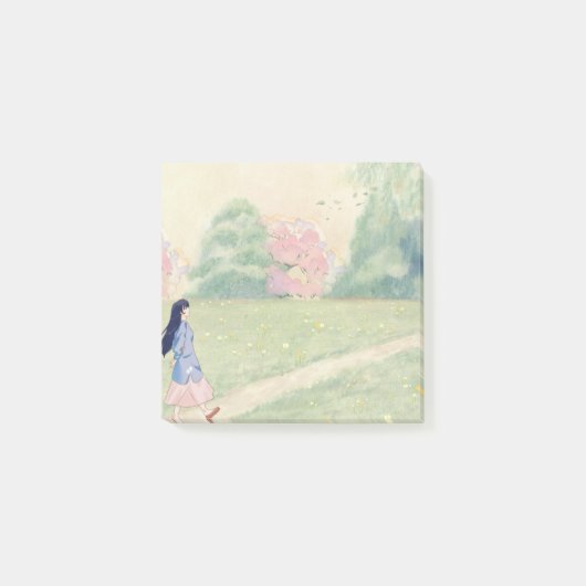 Ghibli Geïnspireerde Stijl 3 Post-Its Post-it® Notes (Voorkant)