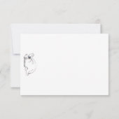 Ghibli genaamd "Don't Annoy me" Cat RSVP Kaartje (Achterkant)