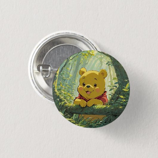 Ghibli Winnie de Pooh 1 Ronde Button 3,2 Cm (Voorkant /achterkant)