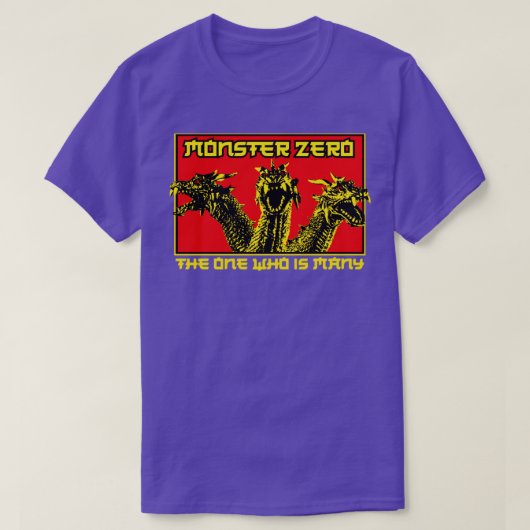 GHIDORAH DEGENE DIE VEEL IS T-SHIRT (Design voorkant)