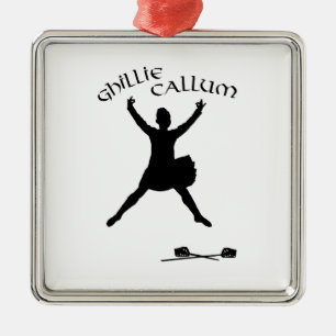 Ghillie Callum - Scottish Sword Dancer Metalen Ornament