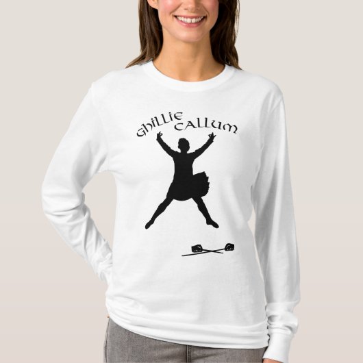 Ghillie Callum - Scottish Sword Dancer T-shirt (Voorkant)