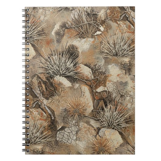 Ghillie-pak camouflage woestijn notitieboek (Voorkant)