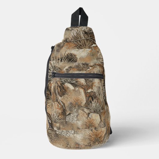  Ghillie Suit Camouflage Desert Sling Bag (Voorkant)