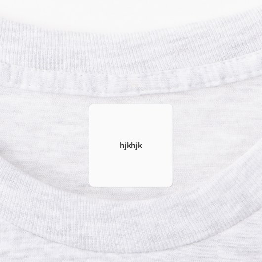 ghjghj labels (Aangebracht)