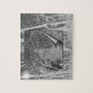 Ghofelijke ogen en gehakt huis Puzzle Legpuzzel