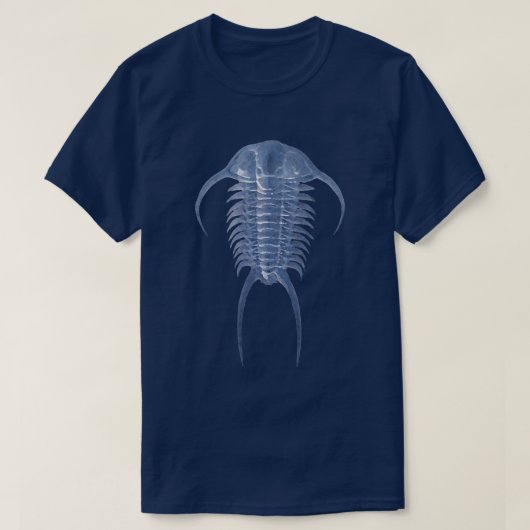 Ghofestblauw Paraceraurus Trilobite T-shirt (Design voorkant)