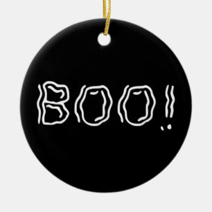 Ghoffelijk Boo! Keramisch Ornament