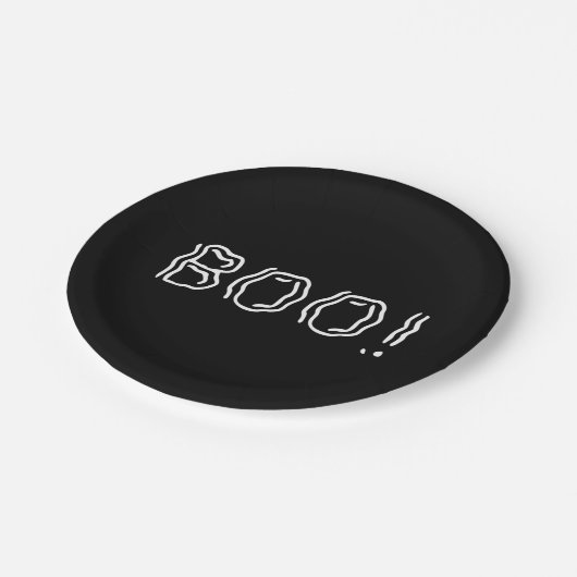 Ghoffelijk Boo! Papieren Borden Papieren Bordje (Gekanteld)