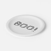 Ghoffelijk Boo! Papieren Bordje (Gekanteld)