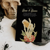 Ghofst Champagne "Boos & Booze" Halloween Party Folie Uitnodiging