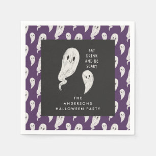 Ghofst halloween party halloween napkins servet