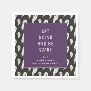 Ghofst halloween party halloween napkins servet