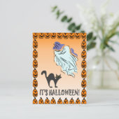Ghofste halloween briefkaart (Staand voorkant)