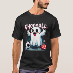 Ghoooal Voetbal Geest Halloween Grappig Voetbal Ha T-shirt
