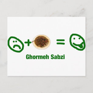 Ghormeh Sabzi Briefkaart