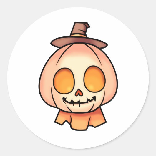 Ghoskin. Ronde Sticker (Voorkant)