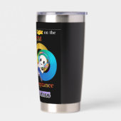 Ghost Advocates voor Autisme Tumbler Geïsoleerde Drinkbeker (Links)