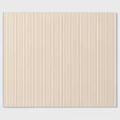 Ghost Ale Geel en Wit Pinstripe Halloween Cadeaupapier (Vlak)