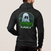 Ghost Allies Paranormal Nieuwe Logo Design Zip Hoo Hoodie (Achterkant)
