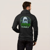 Ghost Allies Paranormal Nieuwe Logo Design Zip Hoo Hoodie (Achterkant volledig)