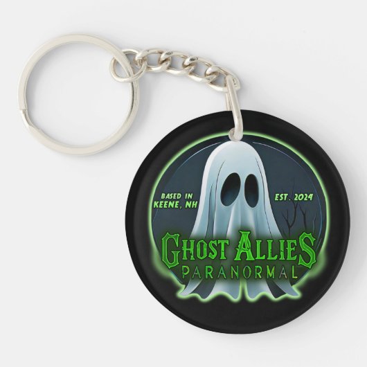 Ghost Allies Paranormal Sleutelhanger (Voorkant)